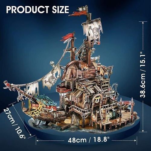 cumpără Set de construcție Cubik Fun T4039h 3D Puzzle Pirate Bay în Chișinău 