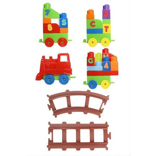 cumpără Set de construcție Play Toys 2397 Tren, 77 piese în Chișinău 