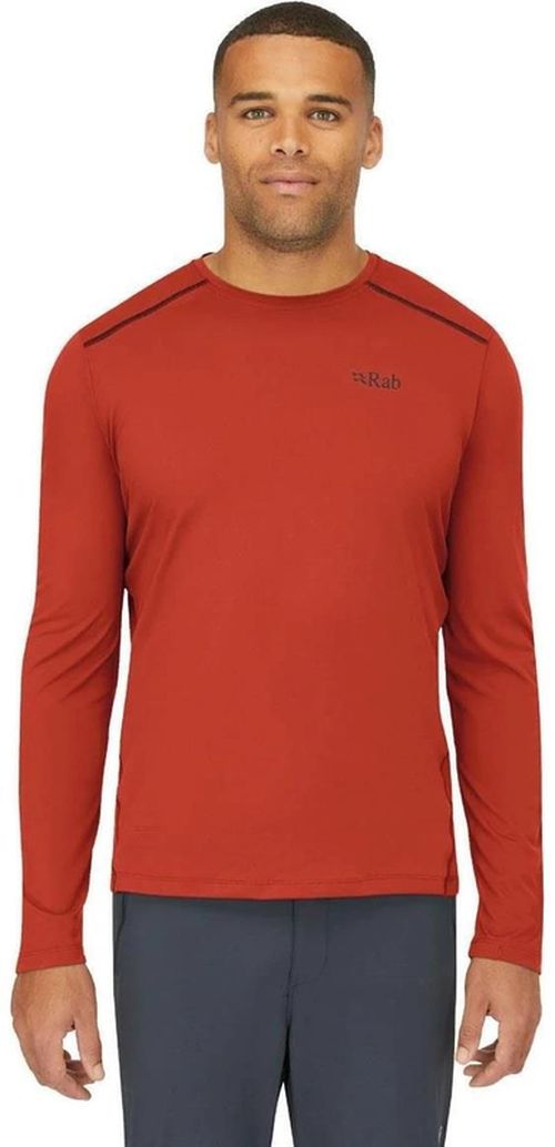 купить Одежда для спорта Rab Tricou barbati Force LS Tee Tuscan Red XL (QBL-07-TRD-XLG) в Кишинёве 