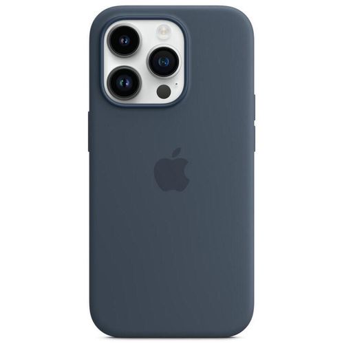 cumpără Husă pentru smartphone Apple iPhone 14 Pro Silicone Case with MagSafe, Storm Blue MPTF3 în Chișinău 