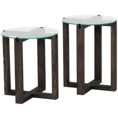 купить Журнальный столик Trendy Amalfi, Антрацит 40x50x40 см в Кишинёве 