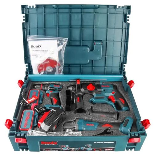 cumpără Set de scule electrice Ronix RS-8675 шуруповерт+перфоратор+УШМ în Chișinău 