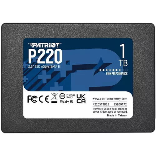 купить Накопитель SSD внутренний Patriot P220S1TB25 в Кишинёве 