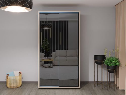 cumpără Dulap Bayro Parma Graphite 1200x2250x600 серый камень, купе în Chișinău 