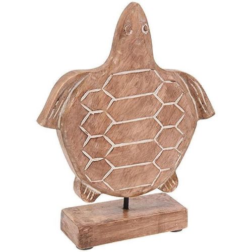 cumpără Decor Promstore 53791 Suvenir Broasca testoasa 24x5x18cm, din lemn de mango în Chișinău 