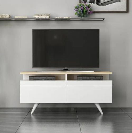 купить Тумба напольная для TV Trendy Berlin-120, Alb (GTR000191) в Кишинёве 