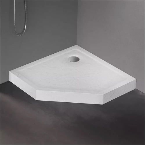 купить Душевой поддон New Trendy Mild Stone Pentagonal,white 90x90x11,5 B-0519 в Кишинёве 