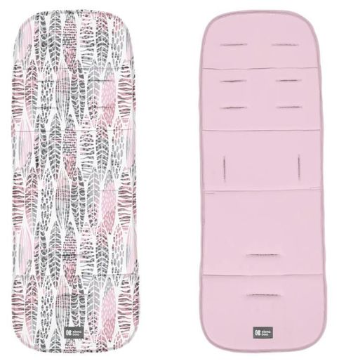 cumpără Accesorii pentru cărucior Kikka Boo 31108040085 Salteluta pentru carucior Leaves Pink în Chișinău 