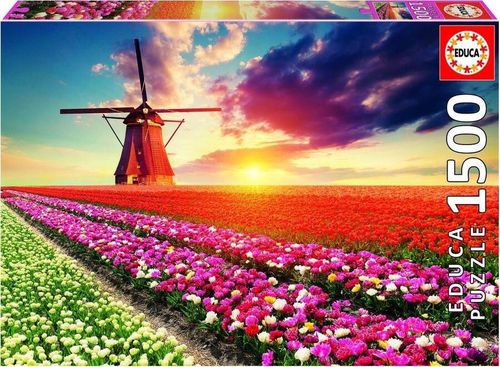 купить Игрушка Educa 18465 1500 Tulips landscape в Кишинёве 
