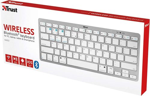 cumpără Tastatură Trust Nado Ultra-thin Silver în Chișinău 