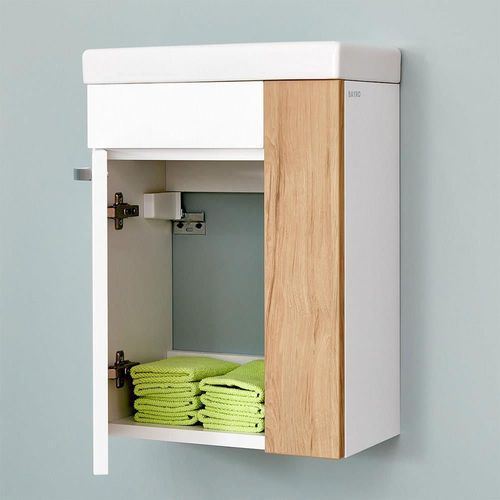 cumpără Dulap pentru lavoar Bayro подвесной Promo Como 400 гикори рокфорд în Chișinău 