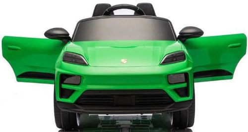 cumpără Mașină electrică pentru copii Kids car DK-PM666_Green Porsche Macan Turbo EV, 12V10AH, scaune din piele în Chișinău 