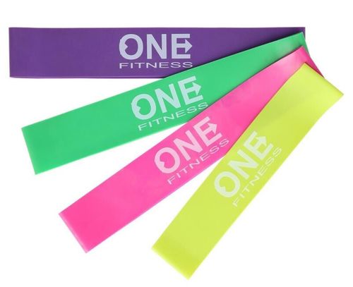 купить Эспандер ONE Fitness 4840 Set expandere Loop (4buc) (17-33-220) в Кишинёве 