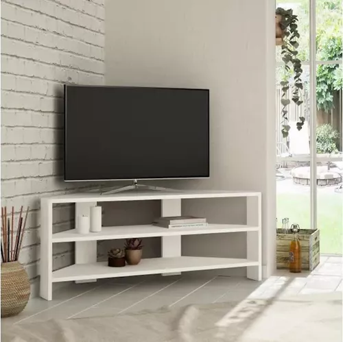 cumpără Comodă TV Trendy Thales Corner, Alb 114x45x36cm în Chișinău 