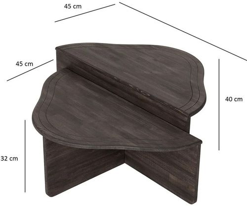 купить Журнальный столик Trendy Altopiano, антрацит в Кишинёве 