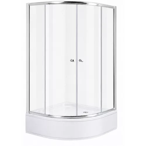 cumpără Cabină de duș MPN 8140E, 800x1200x1940mm, cada inalta, forma rotunda, sticla transparenta în Chișinău 
