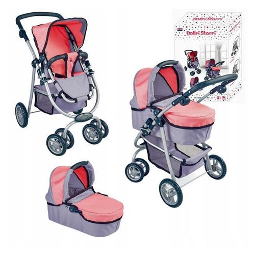 купить Игрушка New World FL8190 Carucior pentru papusa Roz 3 in 1, 592010 в Кишинёве 