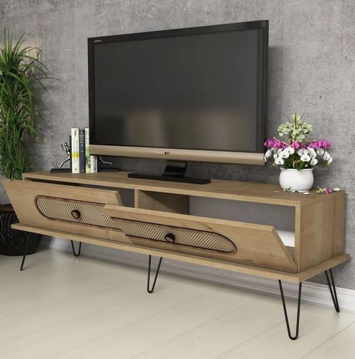 cumpără Comodă TV Trendy Ekol, Stejar 145x45x40cm în Chișinău 