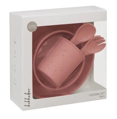 cumpără Seturi pentru hrănire bebelușilor Kikka Boo 31302050045 Set de hranire din silicon Platinum Blush în Chișinău 