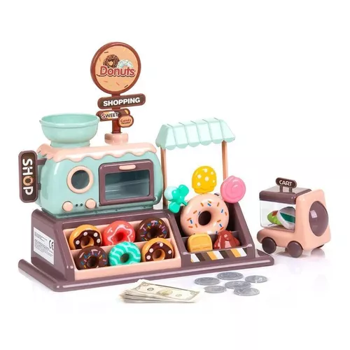купить Игрушечная кухня и посуда Chipolino DIPK002403DS DONUT SHOP WITH LIGHTS MUSIC в Кишинёве 