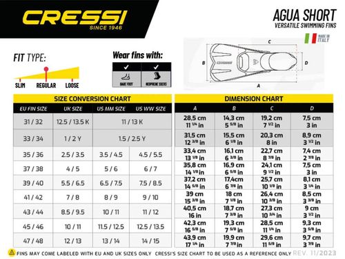cumpără Accesoriu pentru înot Cressi-Sub Labe inot AGUA SHORT black/silver 41/42(7/8) (DP205041) în Chișinău 