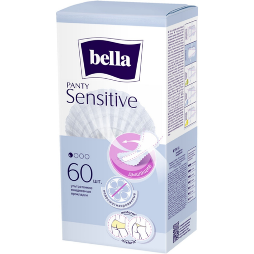 Прокладки ежедневные Bella Panty Sensitive (60 шт) 