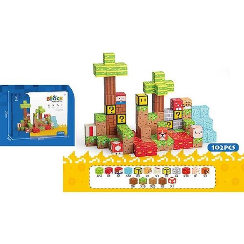 cumpără Set de construcție Richi (64141) Constructor cu magnet 102pcs în Chișinău 