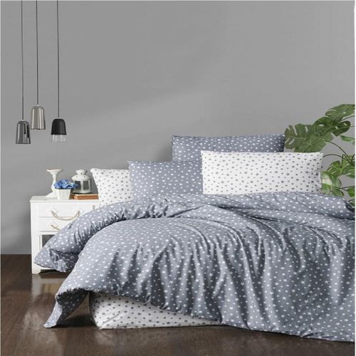 купить Домашний текстиль Cottony SLPR Ranforcce Stelutele Gri combinat: 2 pers в Кишинёве 