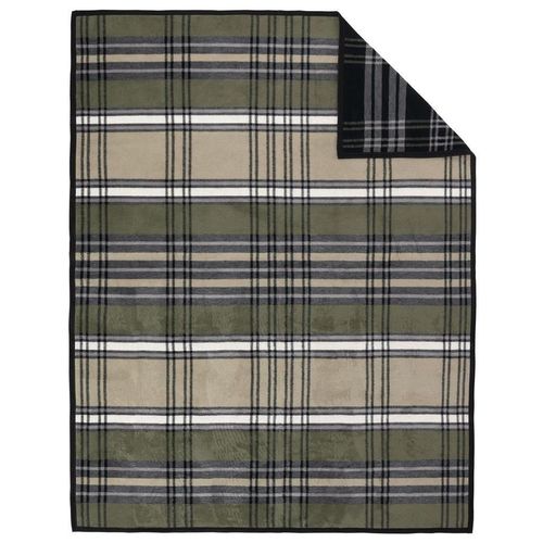 cumpără Textile de casă Ibena 3146/780 Jacquard Decke Molde Green/black în Chișinău 