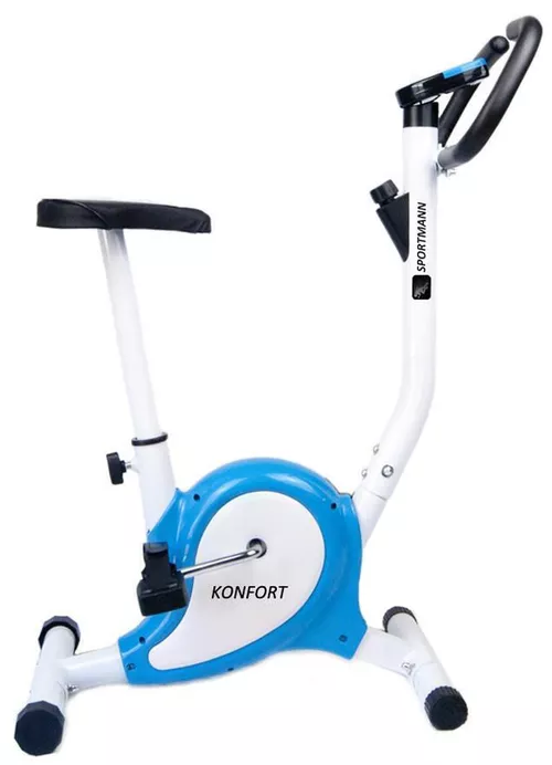 купить Велотренажер Sportmann Konfort SM1220 (White/Blue) в Кишинёве 