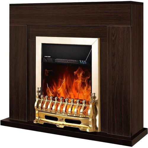 cumpără Șemineu electric ArtFlame Agnes & Galileo gold, 850x950x300 mm, Wenge în Chișinău 