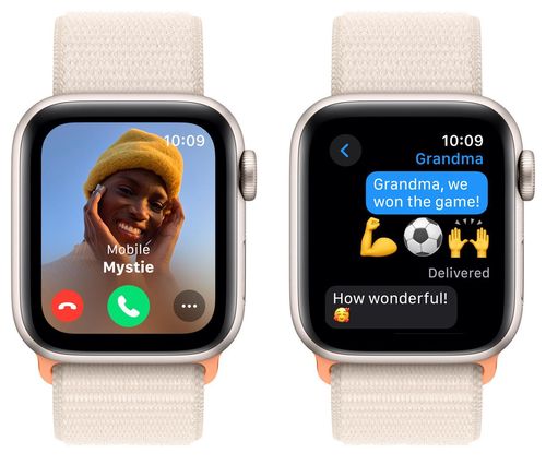 купить Смарт часы Apple Watch Series SE2 GPS 40mm Starlight MR9W3 в Кишинёве 