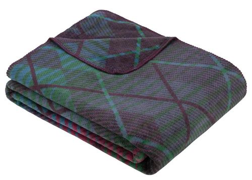 cumpără Textile de casă Ibena 0619/560 Jacquard Decke Navan Teal/purple în Chișinău 