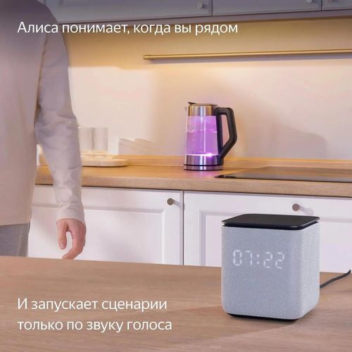 купить Колонка портативная Bluetooth Yandex YNDX-00054PNK Alisa Station MIDI Pink в Кишинёве 