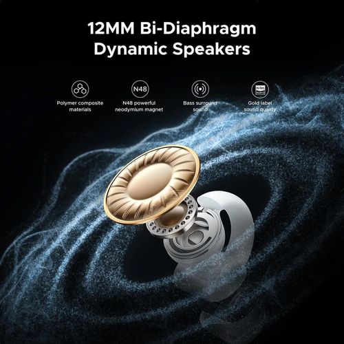 купить Наушники беспроводные Ugreen 45786, Open Ear HiTune S3 | WS209, White в Кишинёве 