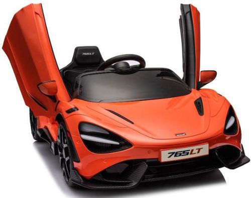 cumpără Mașină electrică pentru copii Kids car 8350093-2R_Orange McLaren 765LT, 12V7AH, scaune din piele în Chișinău 
