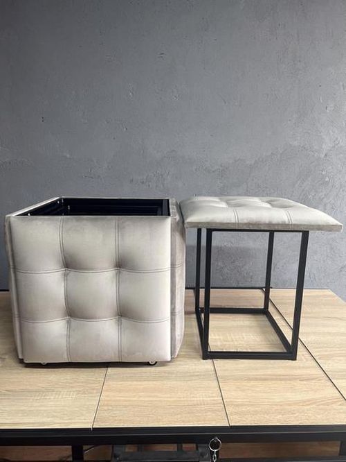 cumpără Puf Nex Home Cub Transformer 5 scaune in 1 N7, Gri în Chișinău 