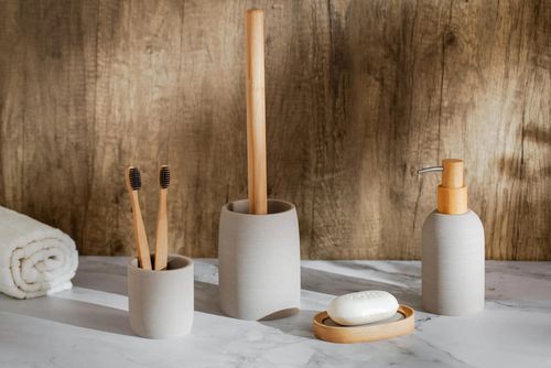 купить Мыльница Bisk 08577 RIKO TAUPE в Кишинёве 