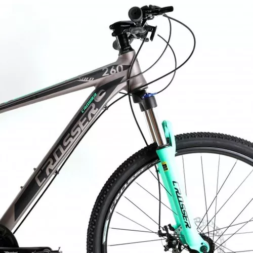 купить Велосипед Crosser SOLO 29" 21 21S Shimano+Logan Hidraulic/29" 075-C-21 Grey/Green N1-R7 в Кишинёве 