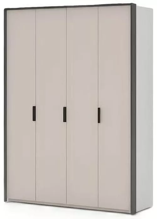 cumpără Dulap Fabrik Home Marshal Корп - Белый/Фас - Кашемир în Chișinău 