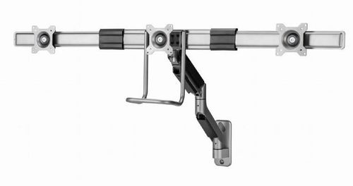 cumpără Accesoriu PC Gembird MA-WA3-01, Adjustable wall 3 display mounting arm în Chișinău 
