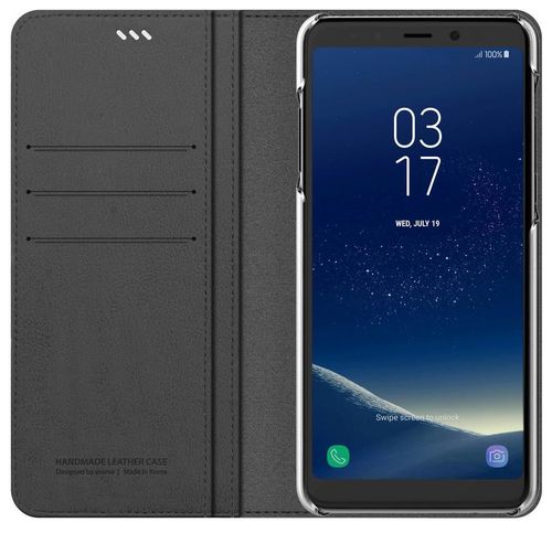 купить Чехол для смартфона Samsung GP-A730, Galaxy A8+ 2018, Araree Mustang Diary, Gray в Кишинёве 