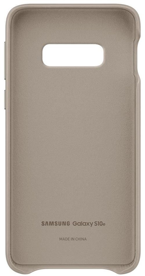 cumpără Husă pentru smartphone Samsung EF-VG970 Leather Cover S10e Gray în Chișinău 