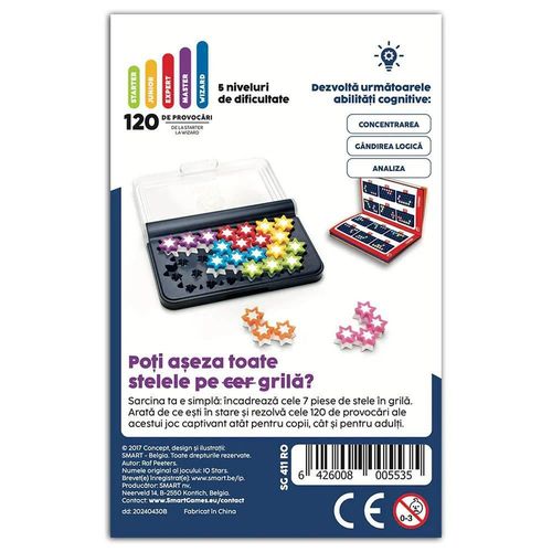 купить Настольная игра Ludicus Games SG 411RO IQ Stars (Ro) в Кишинёве 