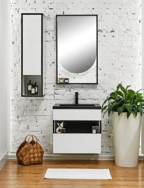 купить Шкаф под умывальник Montebella Set 55.02 650*480 ECLIPSE LED Pantera в Кишинёве 