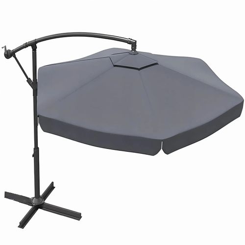 купить Зонт садовый Jumi OM-967854 Umbrelă de gradină XXL pe stalp, 350cm, Antracit в Кишинёве 