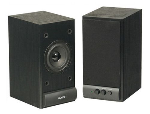 купить Active Speakers SVEN SPS-609 Black, RMS 10W, 2x5W, дерево/lemn (boxe sistem acustic/колонки акустическая сиситема) в Кишинёве 