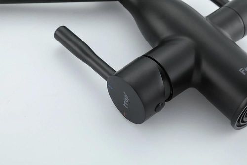 cumpără Bateria bucătărie Frap F 4397-6 (chiuveta plus flexibil) Alama NEGRU în Chișinău 