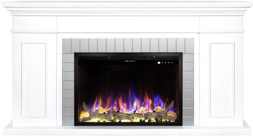 купить Камин электрический ArtFlame Safina & Tomas maxi, 900x1700x300 mm, Alb в Кишинёве 