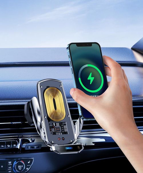 cumpără Încărcător pentru automobil Remax RM-C56 Silver, 10W Wireless Charging în Chișinău 